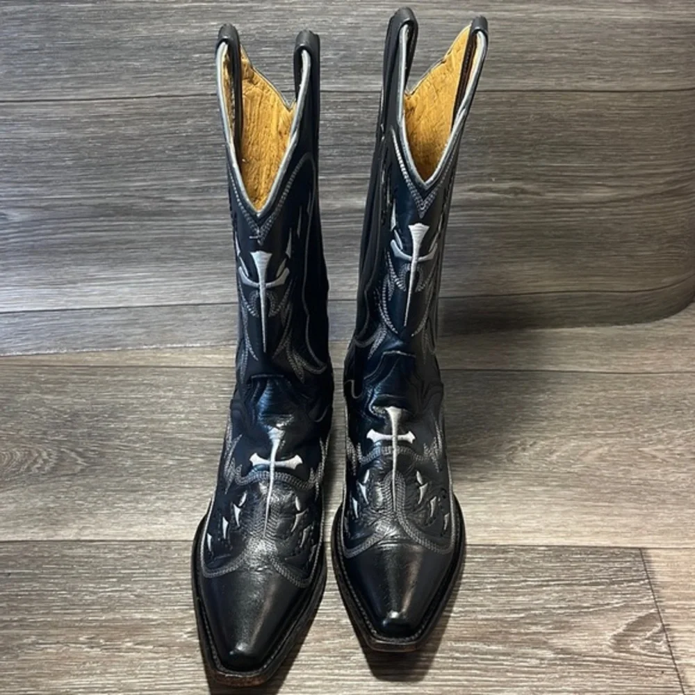 Jb Dillon cow boy boots mens size 8 D